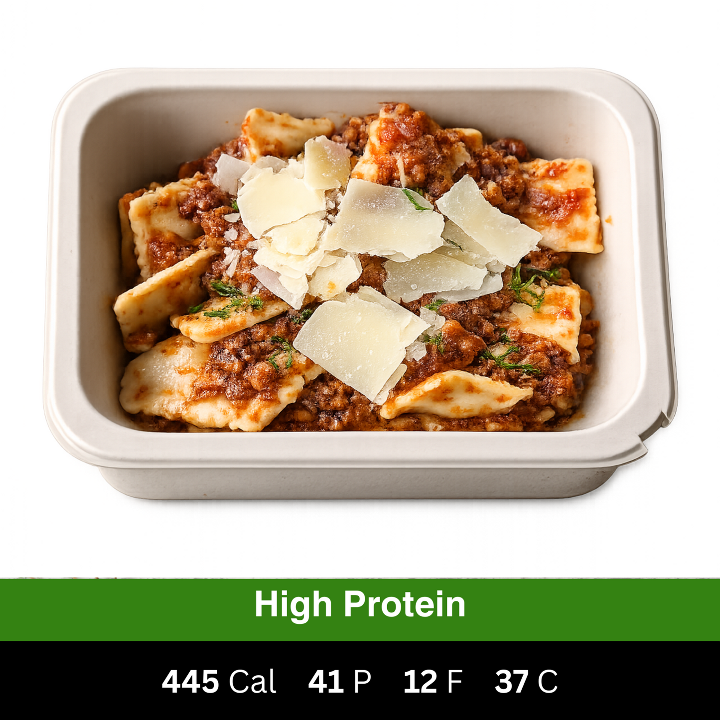 Healthy Beef Ravioli w/Bolognaise