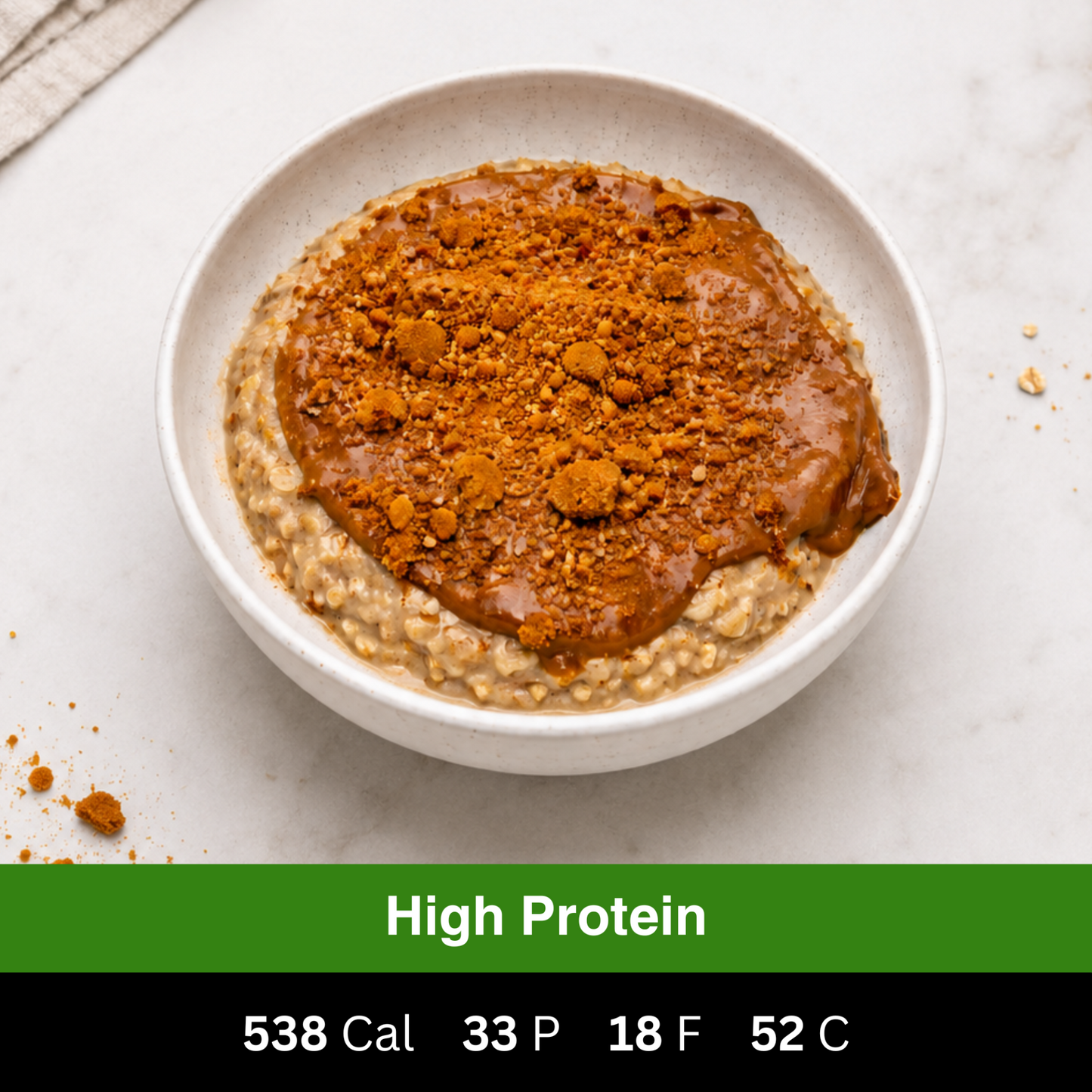 Overnight Oats w/ Biscoff