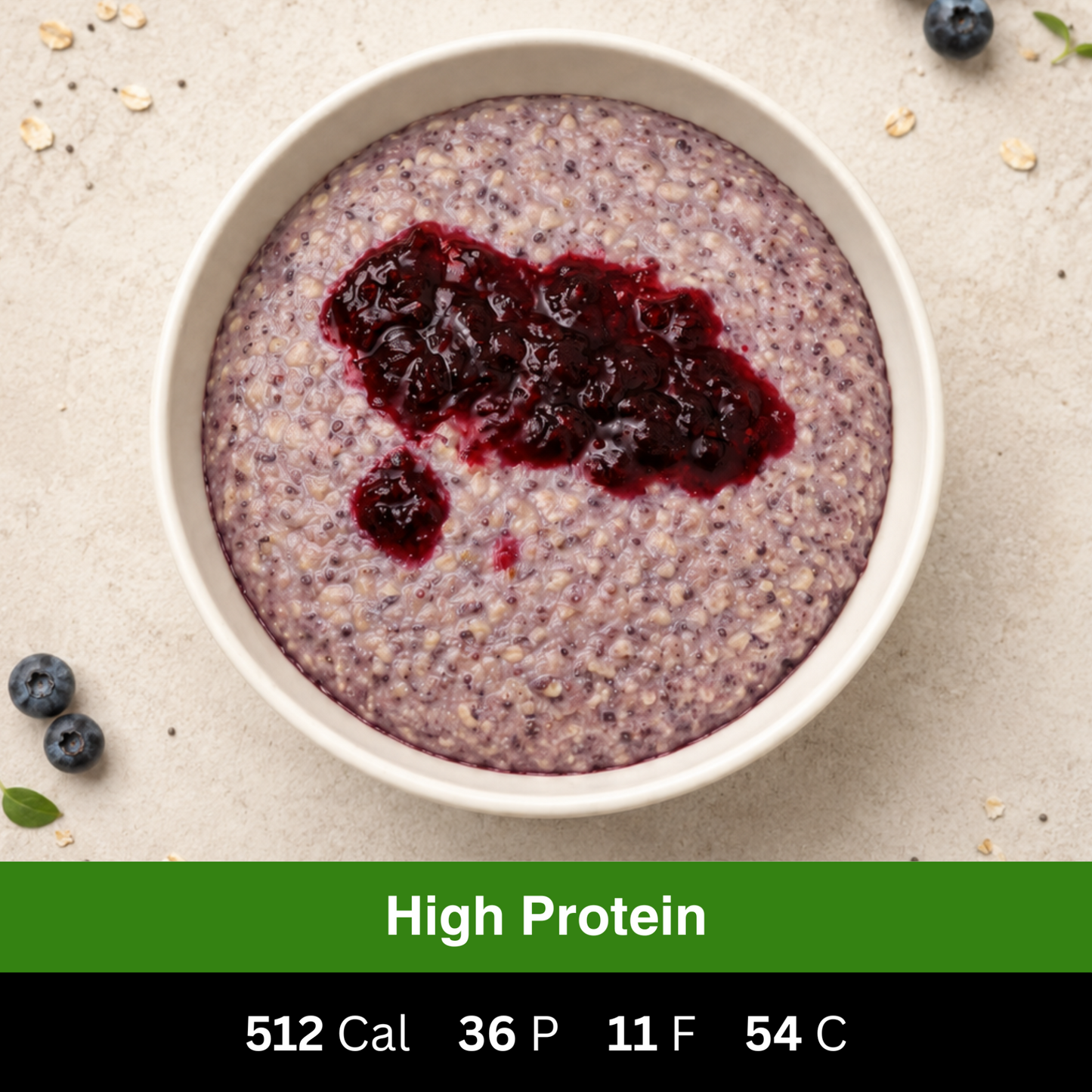 Mixed Berry Overnight Oats